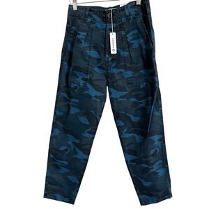 SUNDRY NWT CAMO POCKET PANT - MINERAL WASH BLUE SIZE 25